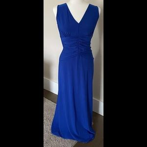 Royal blue dress